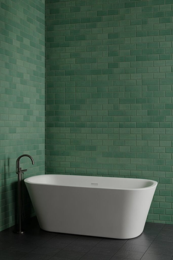 bathroom with bottle green subway tile f rermaj6ftnq4lnlmbxixka qjnmjsj4reszxugne5yjsa sd