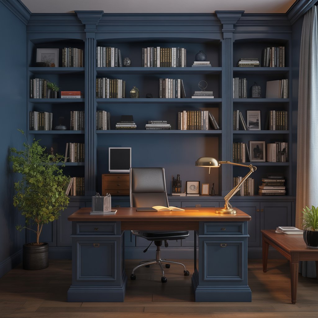 dark navy blue home office navy painted ctbe90nsqrkxqhgbuwbivq 8ozpojb7qr2rcqekhhytpw cover sd