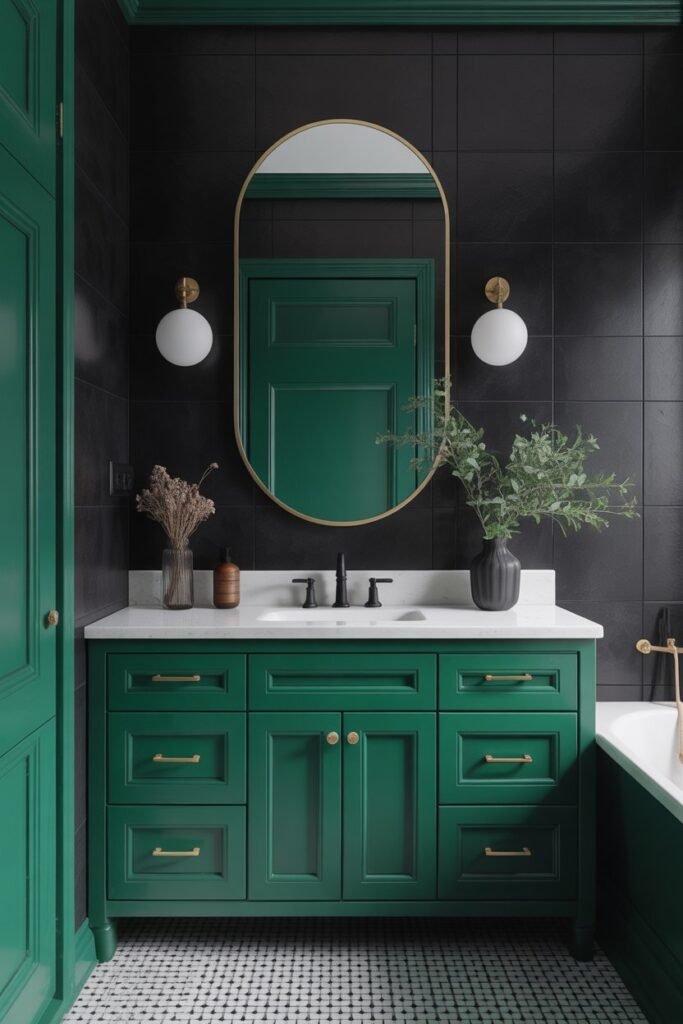emerald green vanity cabinet against bla m0peaososcovhdms2yohxg czfb 2q1teimgnpczikxwa sd