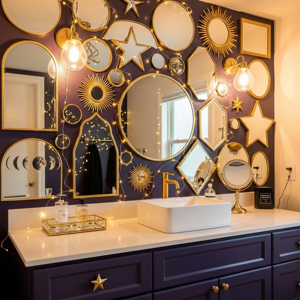 midnight blue celestial vanity 