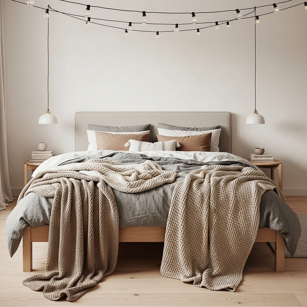 plain netural tone bedroom 