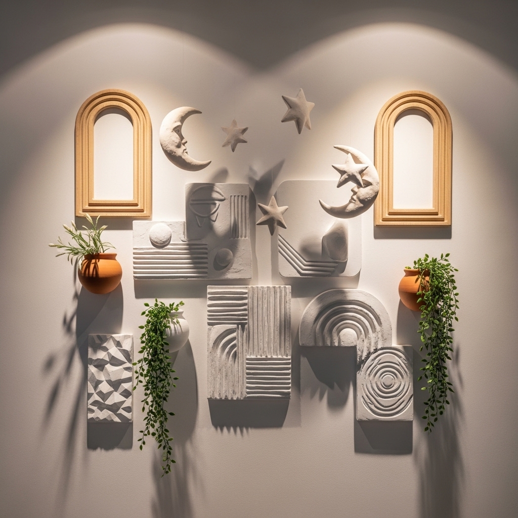 3D Sculptural Wall Art Installation