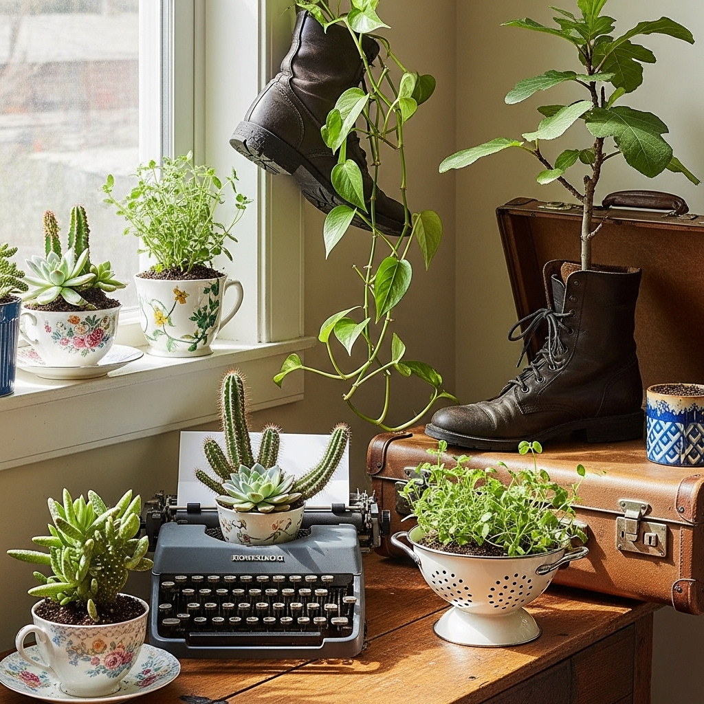 Plants in Completely Wrong Containers