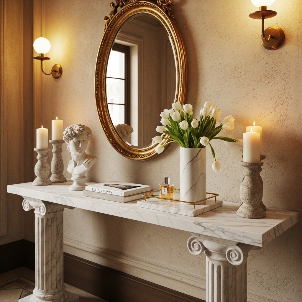 Classical Roman Marble Grandeur