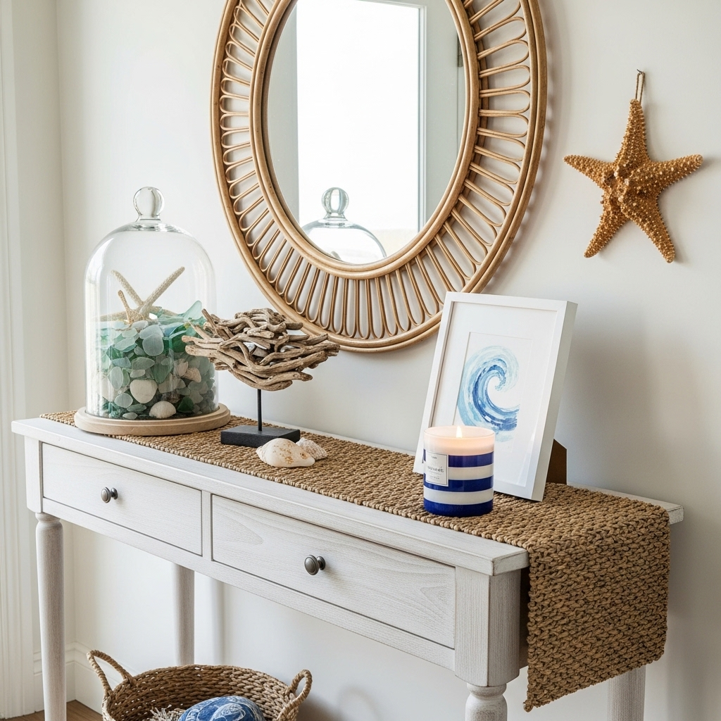 Coastal Driftwood & Shell Vignette