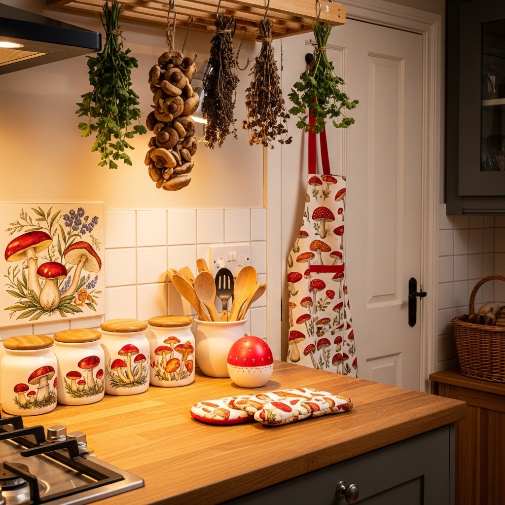 Full Mushroom Cottagecore Kitchen
