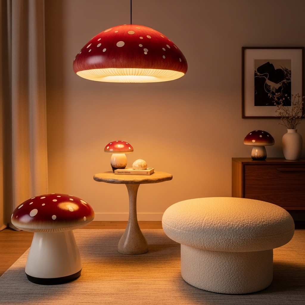 Mushroom-Inspired Furniture Piece