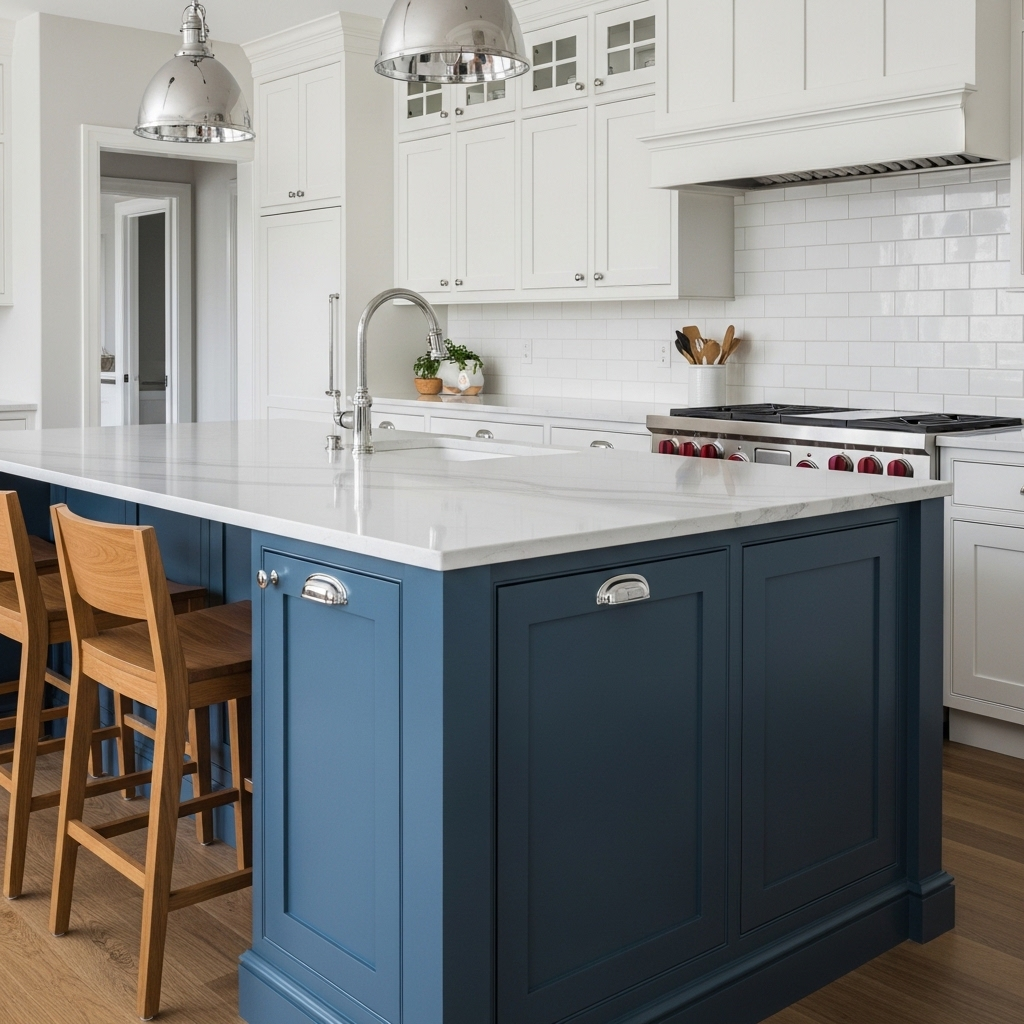 Coastal Blue Shaker Island