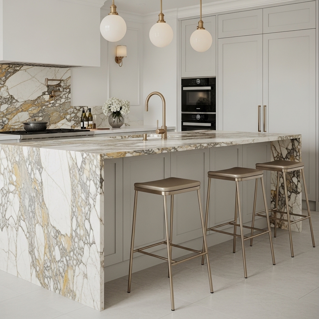 Marble Waterfall Luxury Island