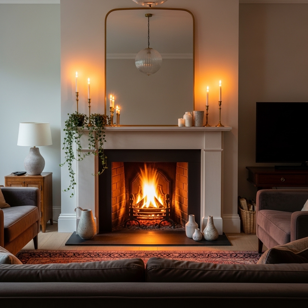 The Return of the Fireplace — Real & Decorative