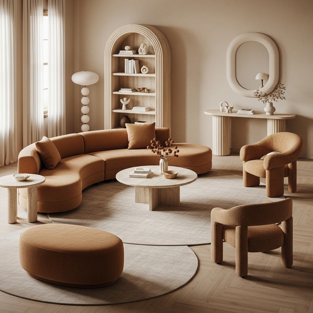 Curved & Organic Furniture — No More Hard Edges