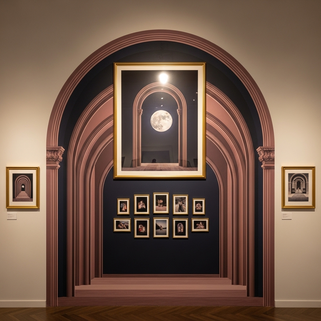 Moonlit Memory Arch Wall