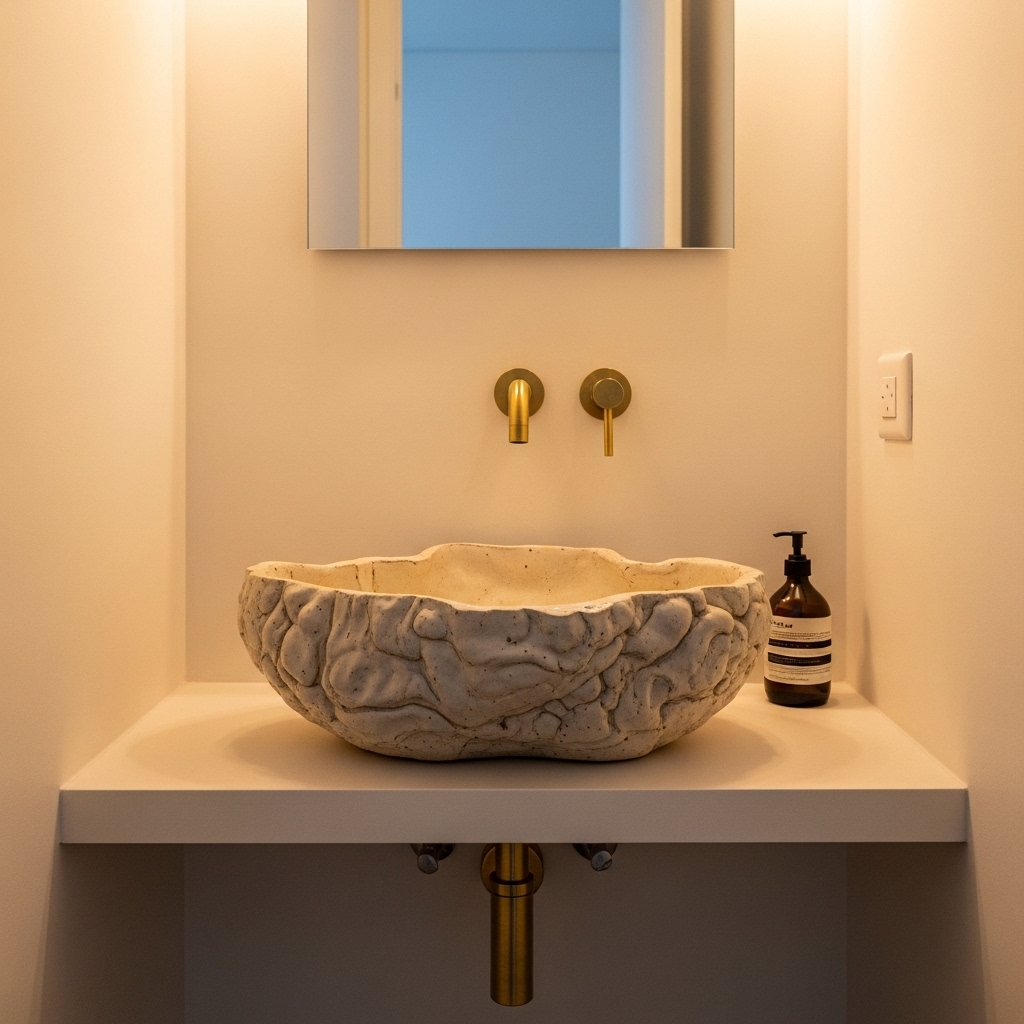 The Sculptural Basin as Hero Piece