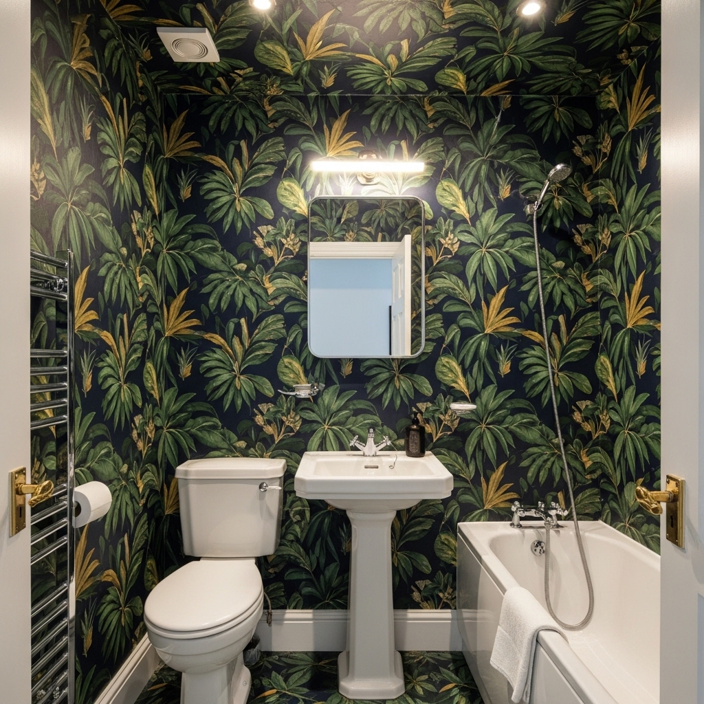 Maximalist Wallpaper — All Four Walls and the Ceiling