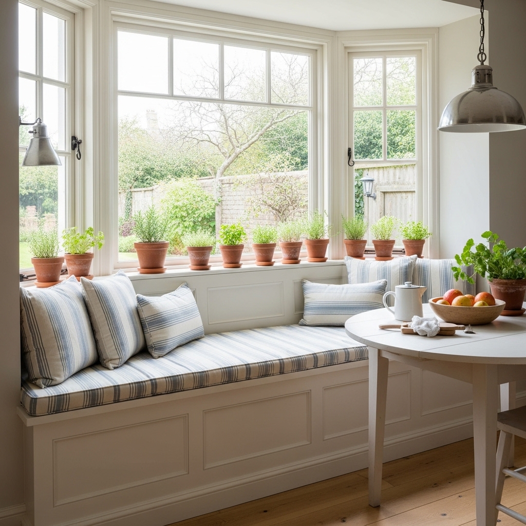 The Farmhouse Window Nook — Bench Seat in the Bay