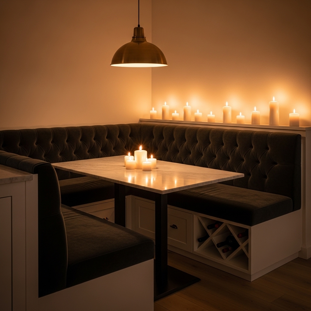 The Evening Candlelit Supper Nook — Designed for Dinner