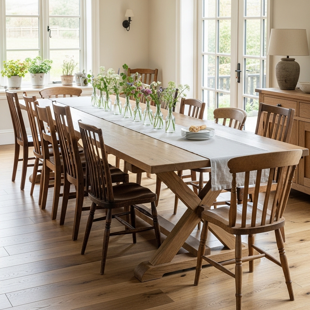 12 Dining Room Table Ideas That Will Transform How You Gather, Eat & Entertain The Trestle Farm Table — Generous & Timeless