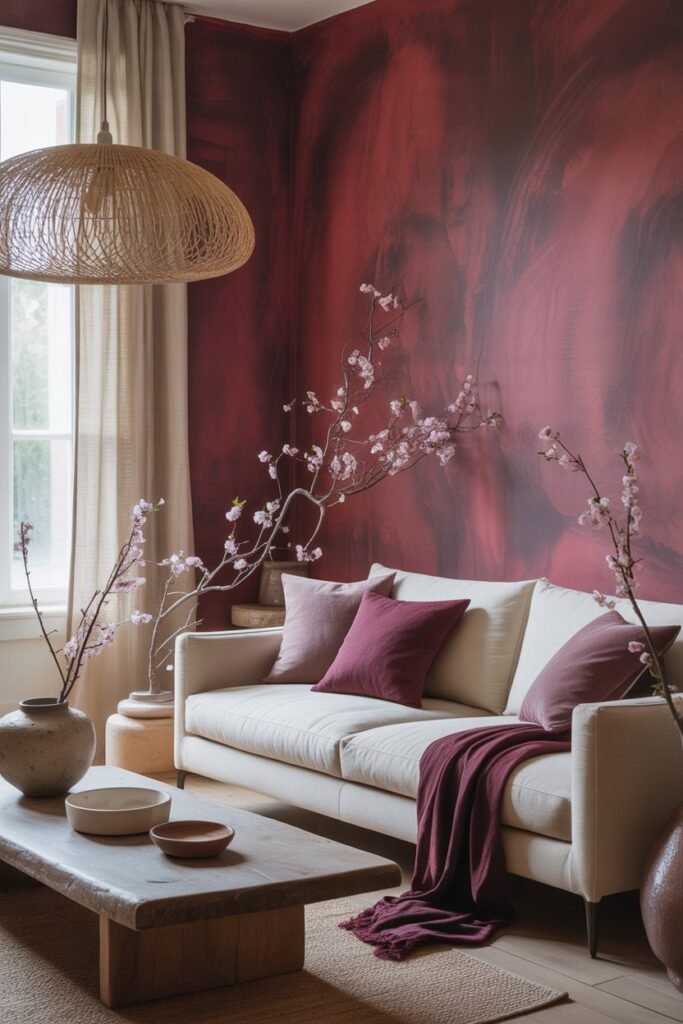 living room with deep burgundy wine pink fh8jjcuosdalbpukclkwsq veziqa50qswr4xaz 4a0xa sd