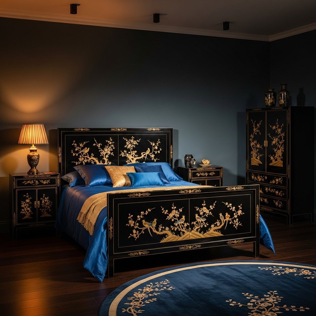 Dark Lacquered Furniture