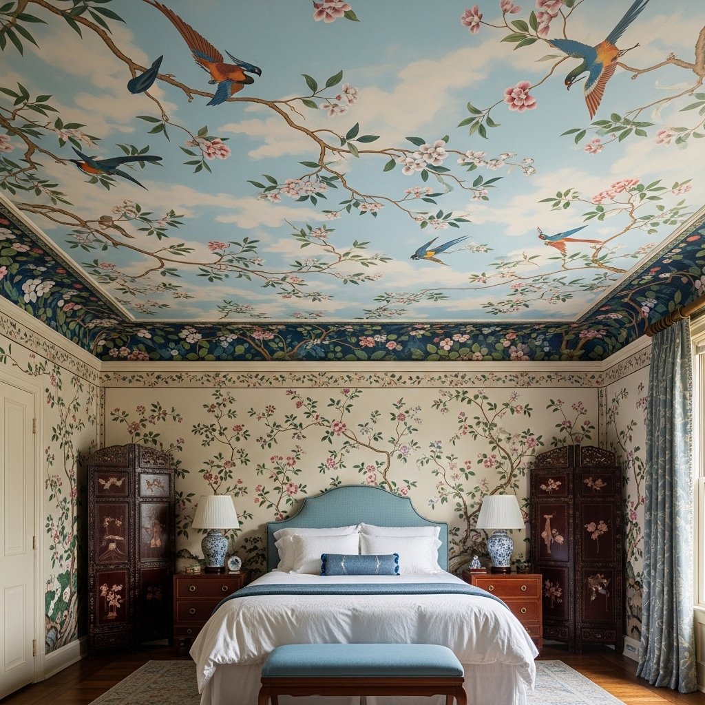 Chinoiserie Ceiling Detail