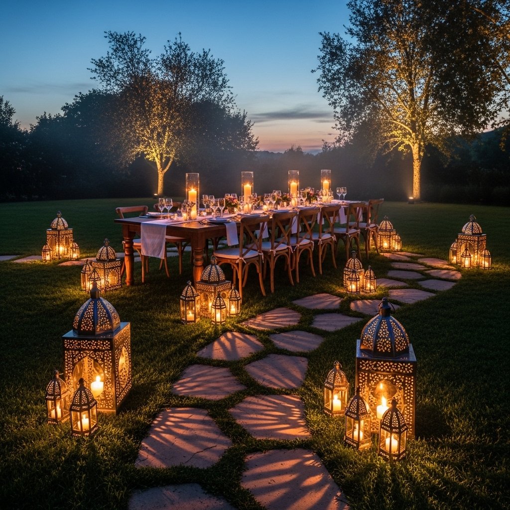 Lanterns as Ground-Level Lighting