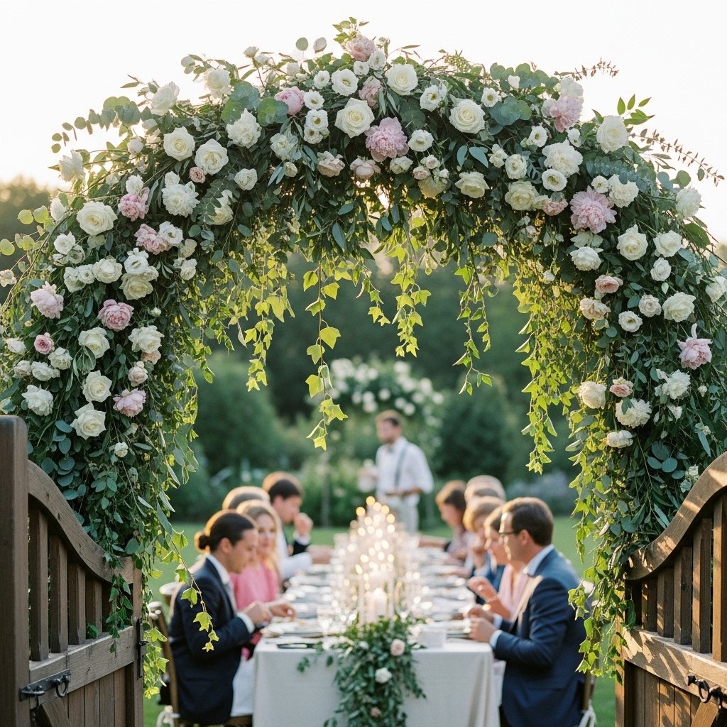 A Flower Installation as the Party