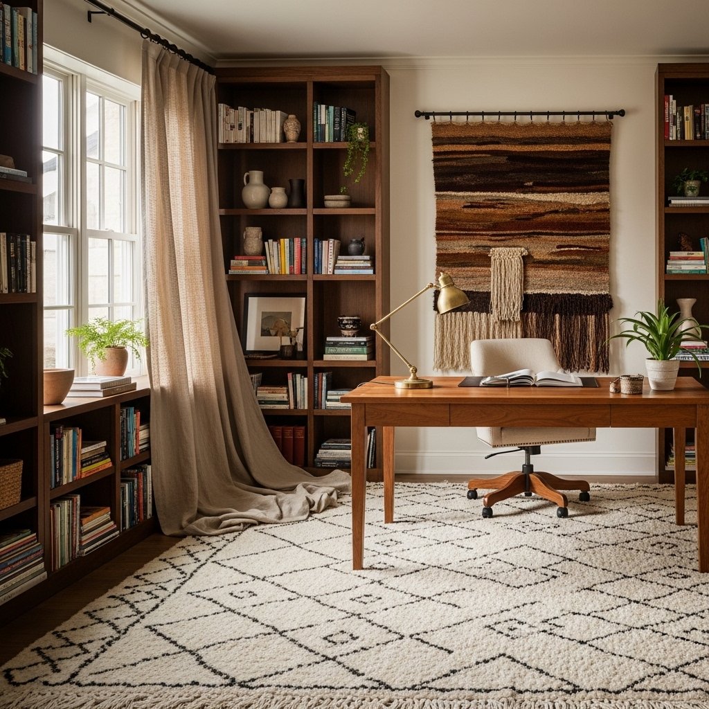 12 Home Office Setup Ideas That Make Work Feel Worth Doing Acoustic Treatment That Looks Like Design