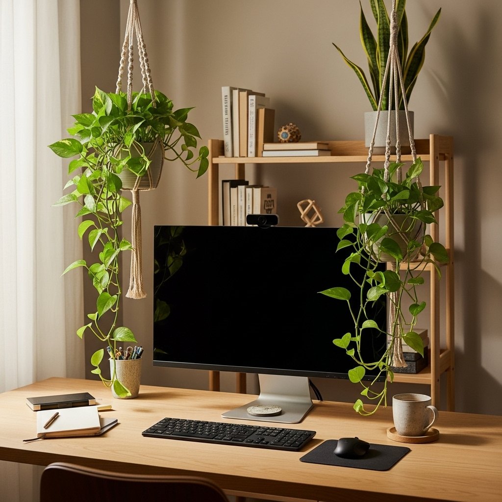 12 Home Office Setup Ideas That Make Work Feel Worth Doing Plants That Survive the Office Environment