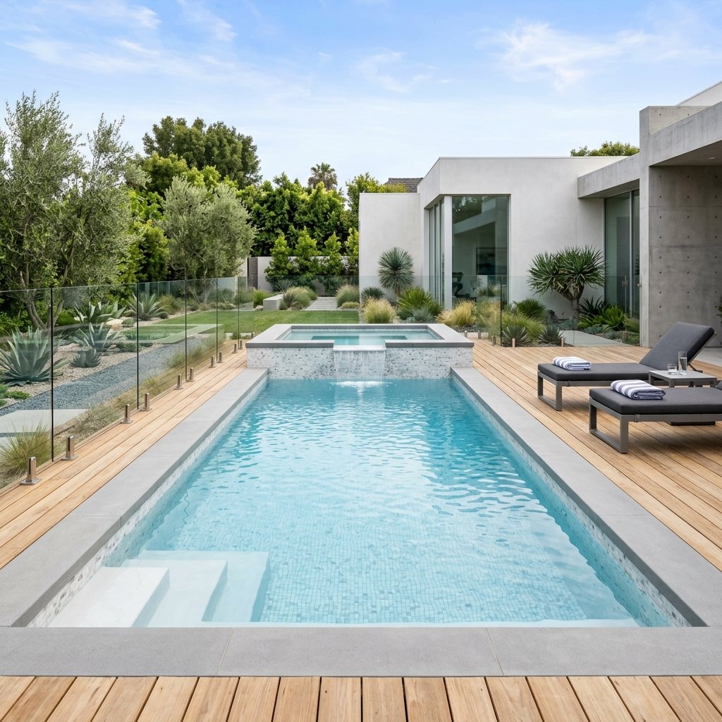 The Lap Pool with Integrated Spa