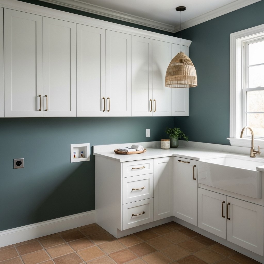Painted Walls in a Deep, Moody Color