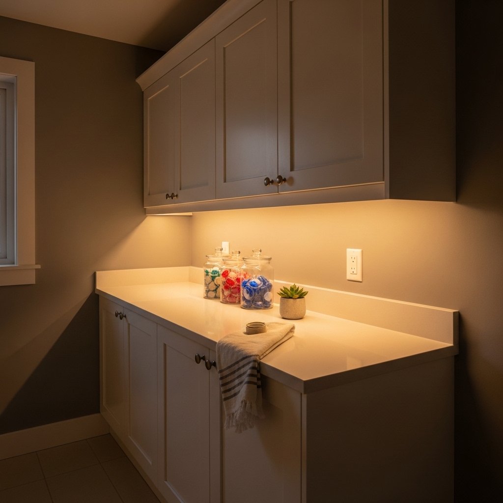 Under-Cabinet Lighting for Function and Ambiance