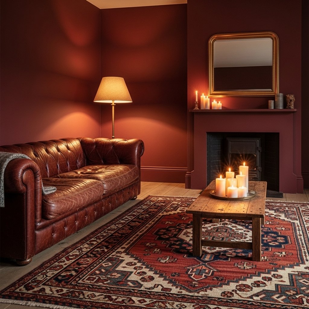 Deep Burgundy: The Room That Demands Presence