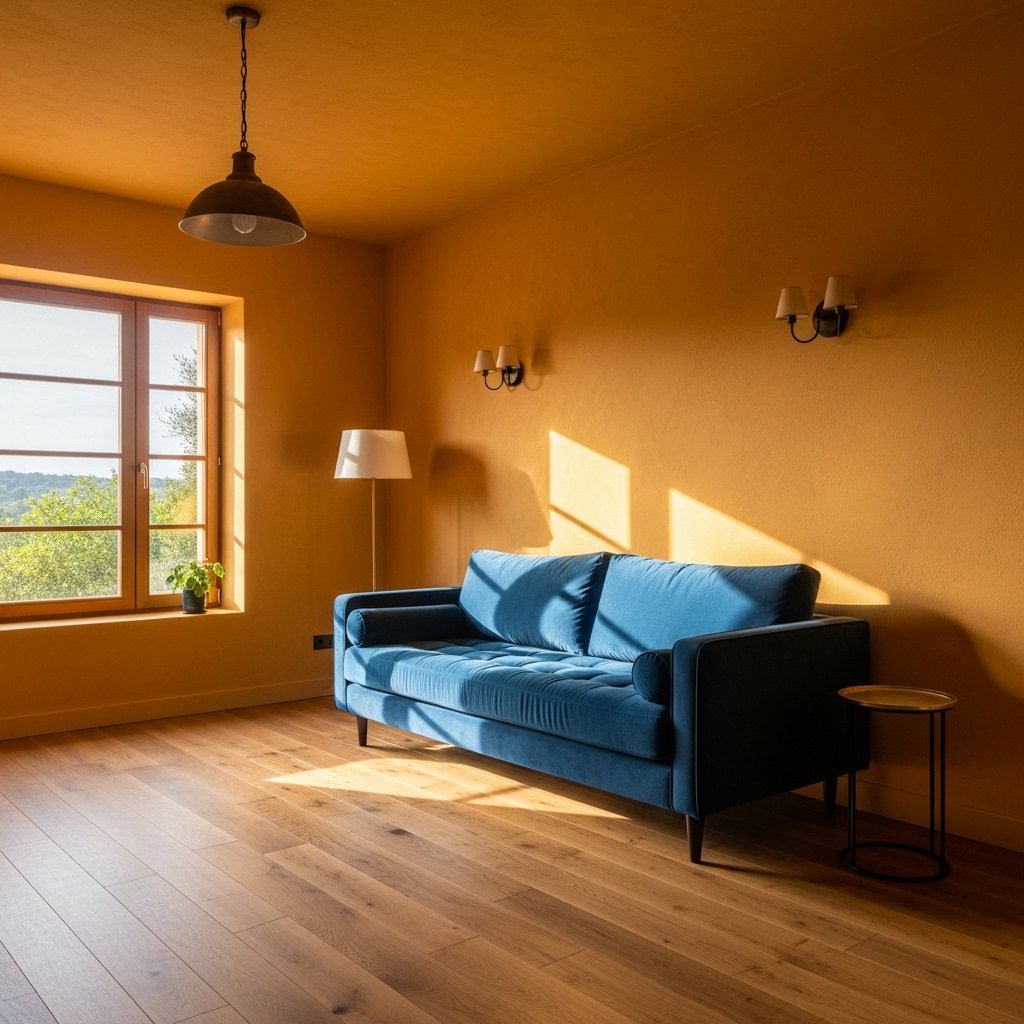 Warm Ochre Yellow: The Room That Captures Sunlight