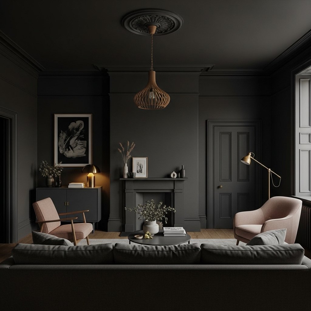 Color Drenching: Walls, Ceiling, Trim, and Furniture