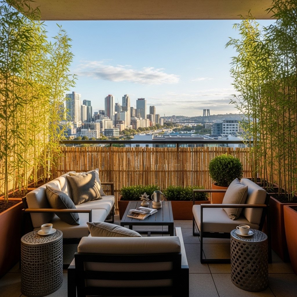 Privacy Screening With Plants or Panels