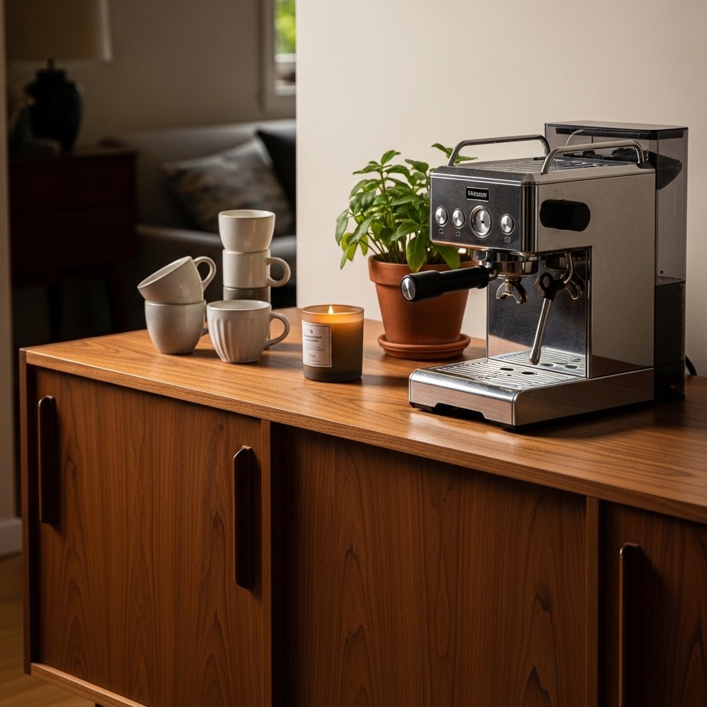 The Vintage Sideboard Coffee Station