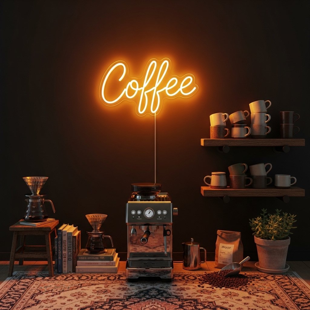 The Neon Sign Coffee Corner
