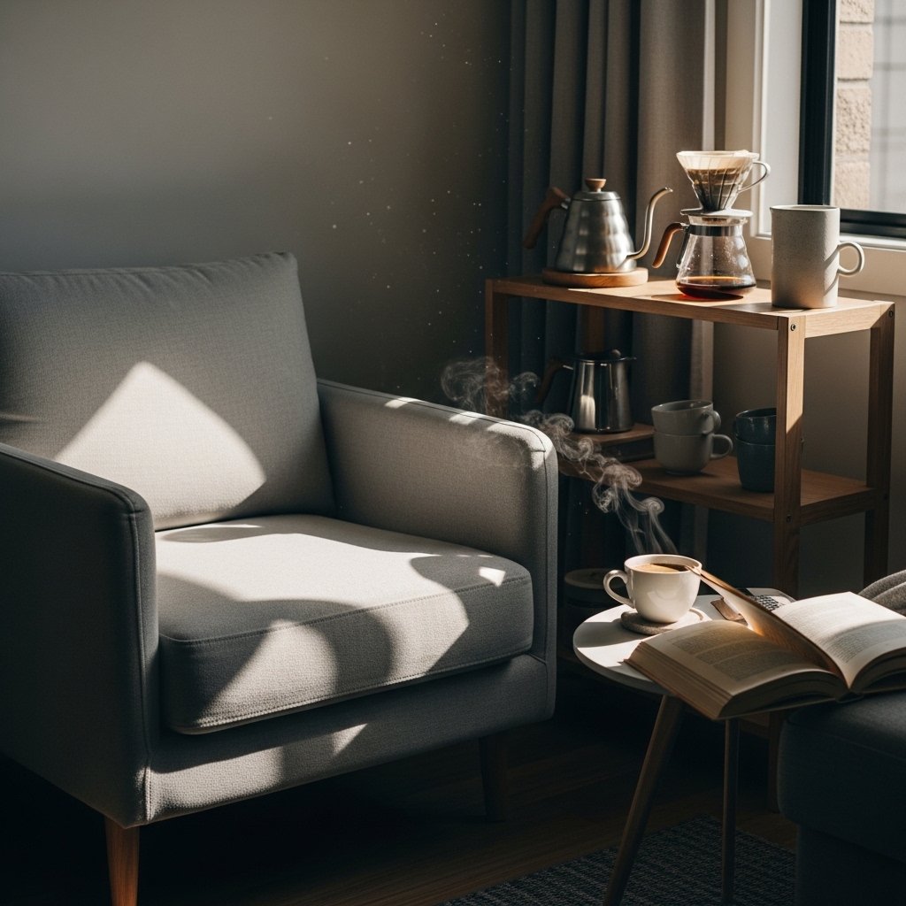 The Coffee and Reading Corner Combined