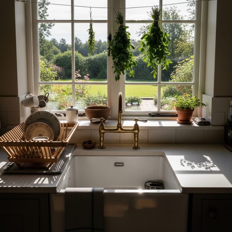 A True Butler's Sink as the Kitchen's Heart
