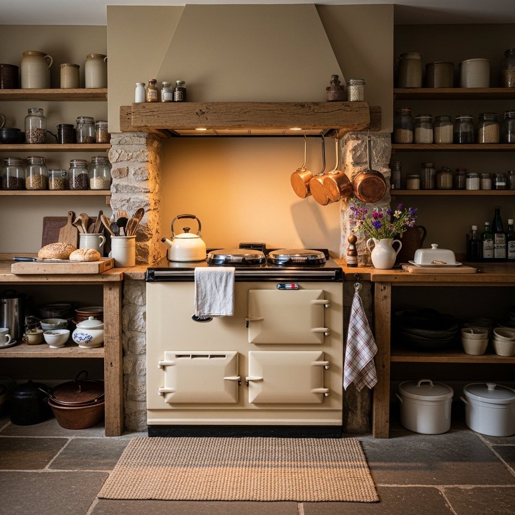 A Range Cooker as the Kitchen