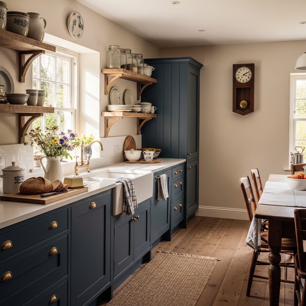 Painted Cabinets in Heritage Colors