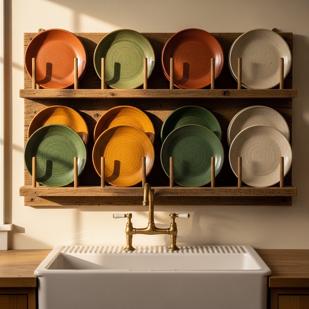 A Plate Rack as Functional Display