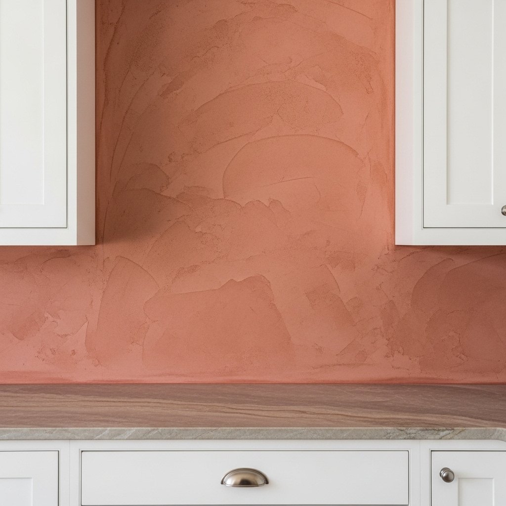 Limewash Plaster Backsplash