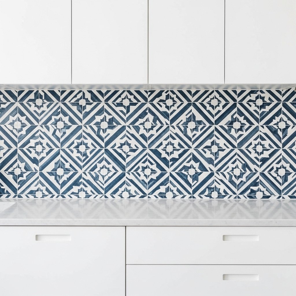 Maximalist Patterned Encaustic Tile