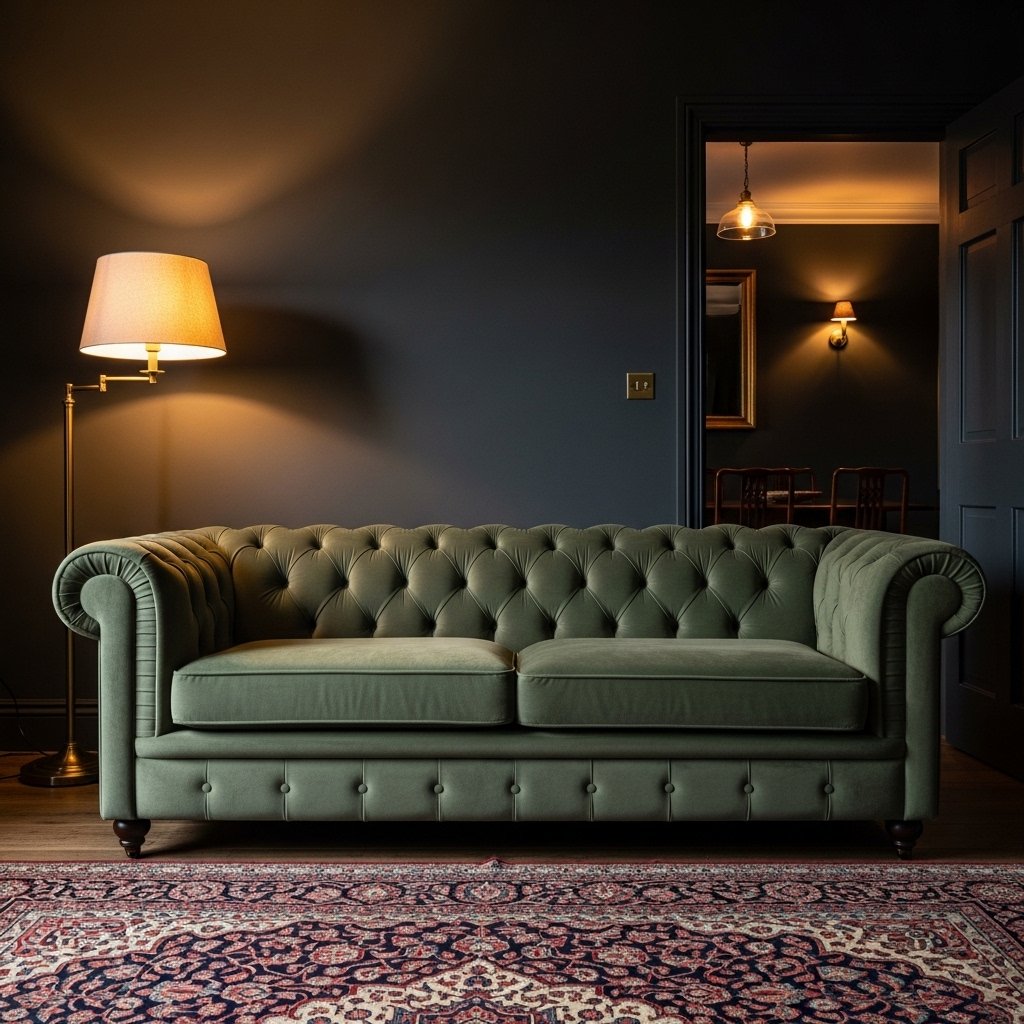 14 Luxury Sofa Designs That Transform a Living Room The Chesterfield in Unexpected Fabric
