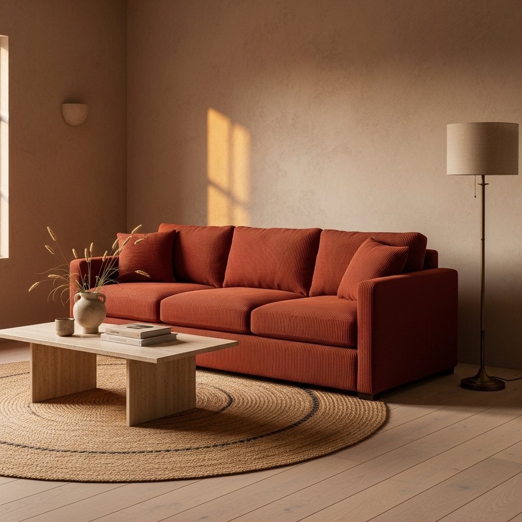 14 Luxury Sofa Designs That Transform a Living Room The Sofa in Deep Earth Tones