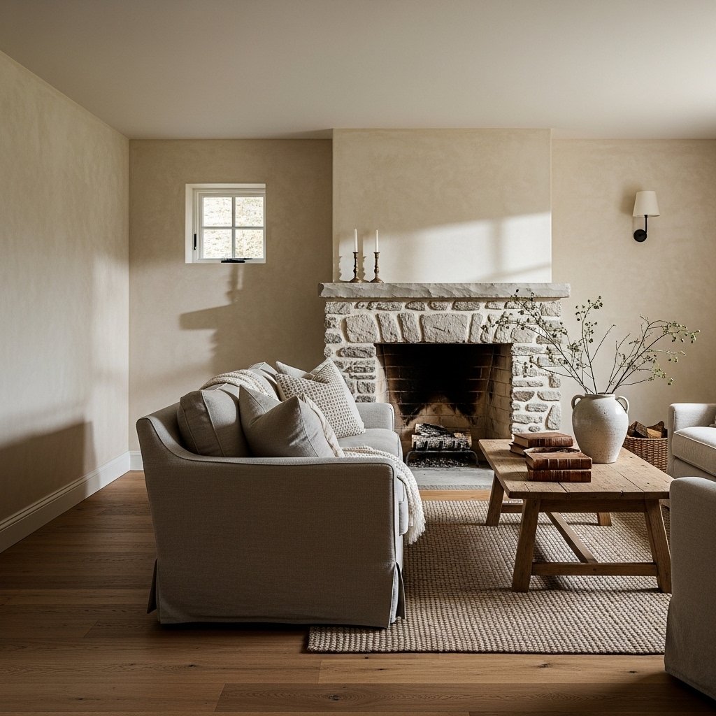 Whitewashed or Lime-Painted Walls