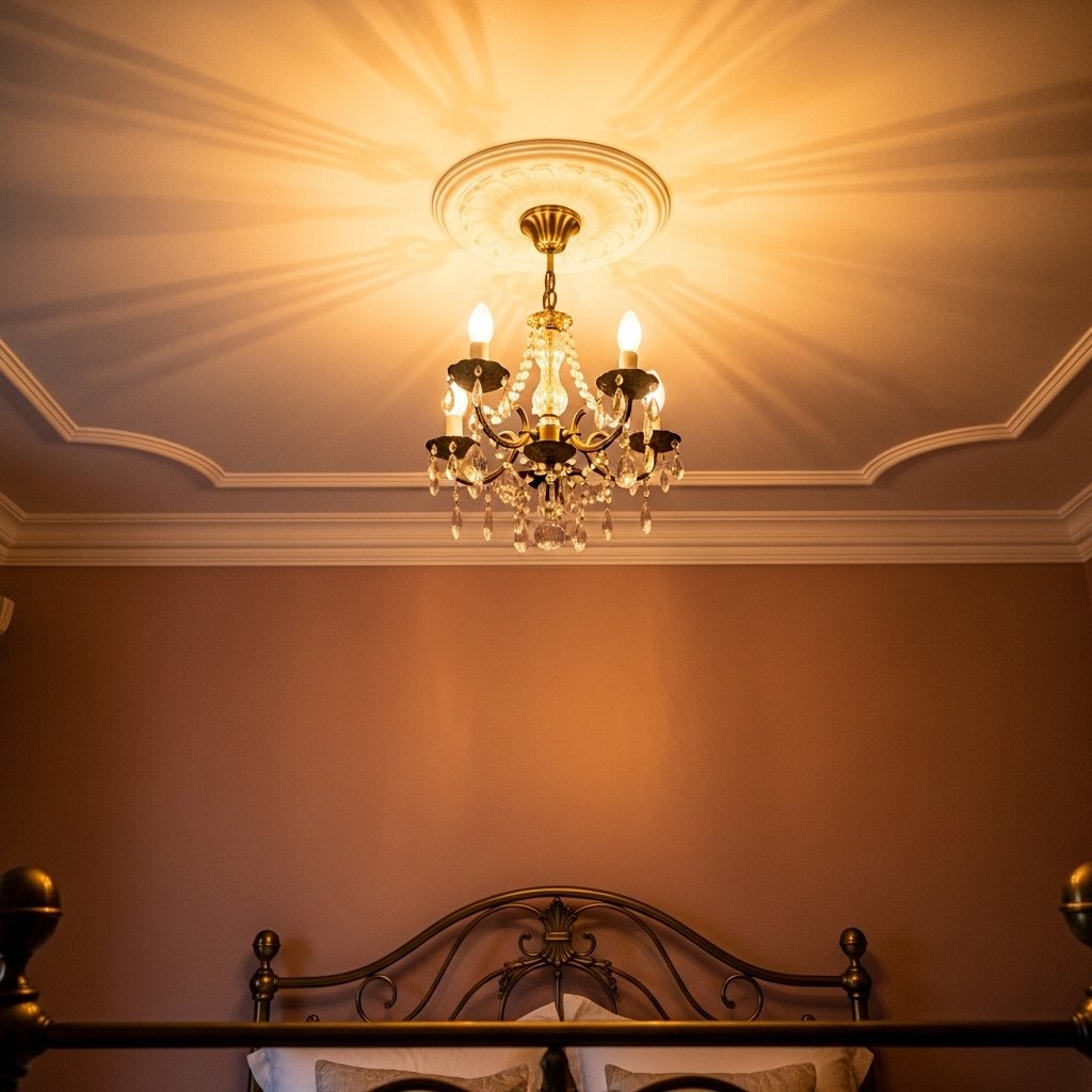 14 Vintage Bedroom Ideas That Feel Romantic, Collected, and Effortlessly Timeless Vintage Chandelier or Pendant Light