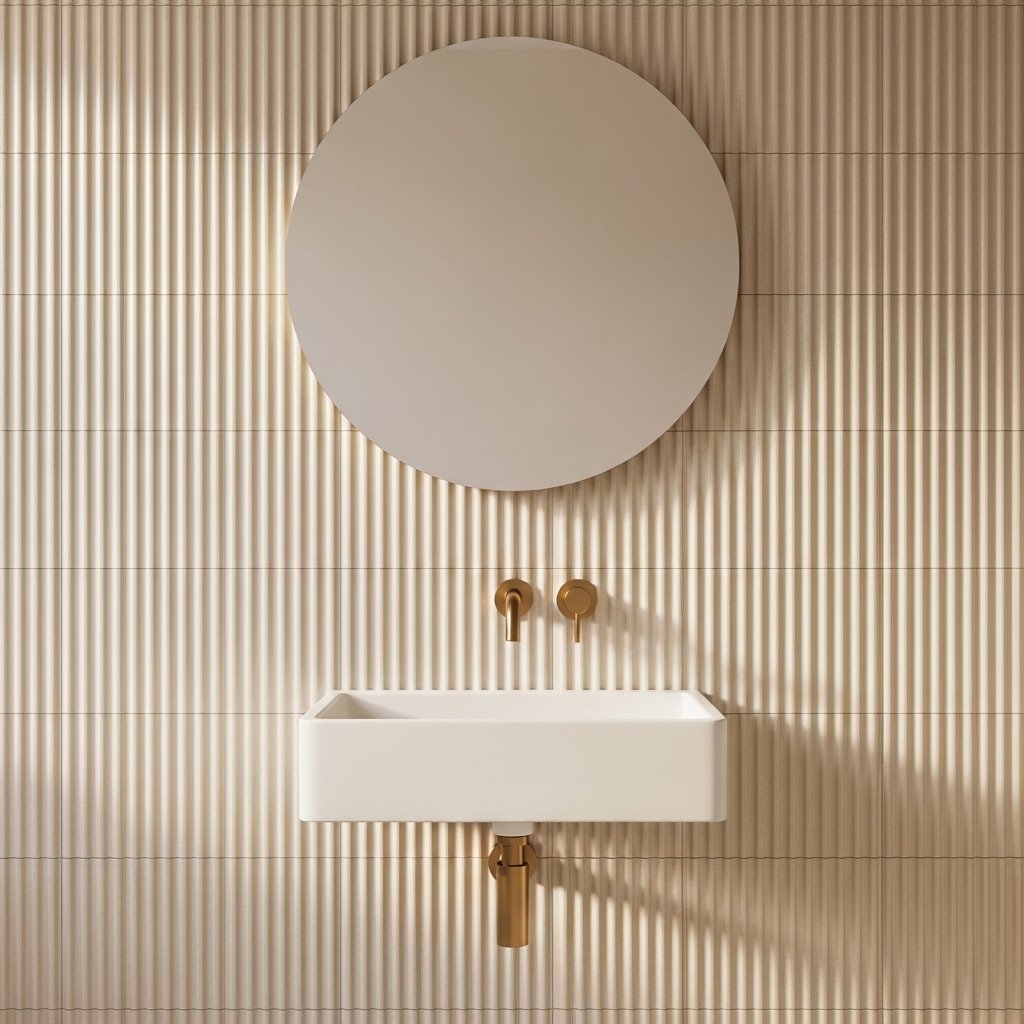 Fluted or Ribbed Tile