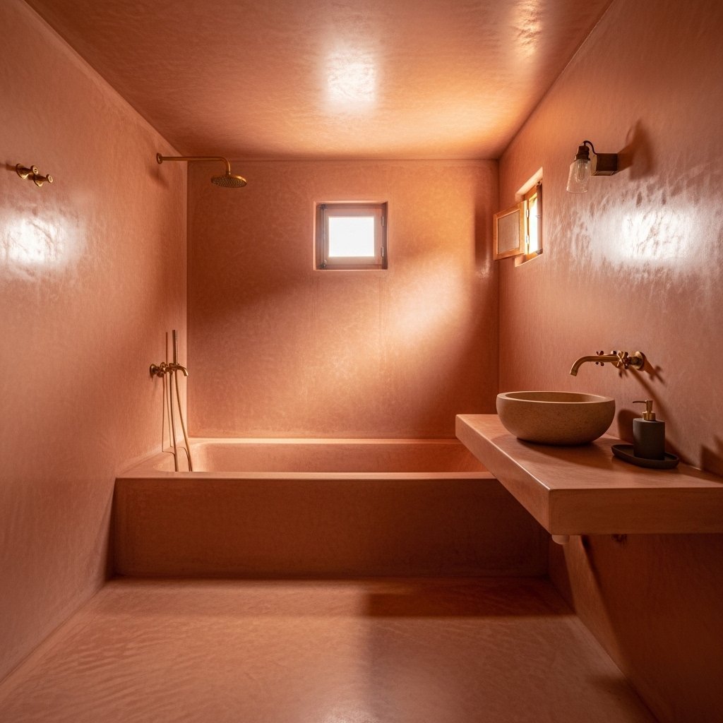 Limewash or Tadelakt Plaster as Tile Alternative